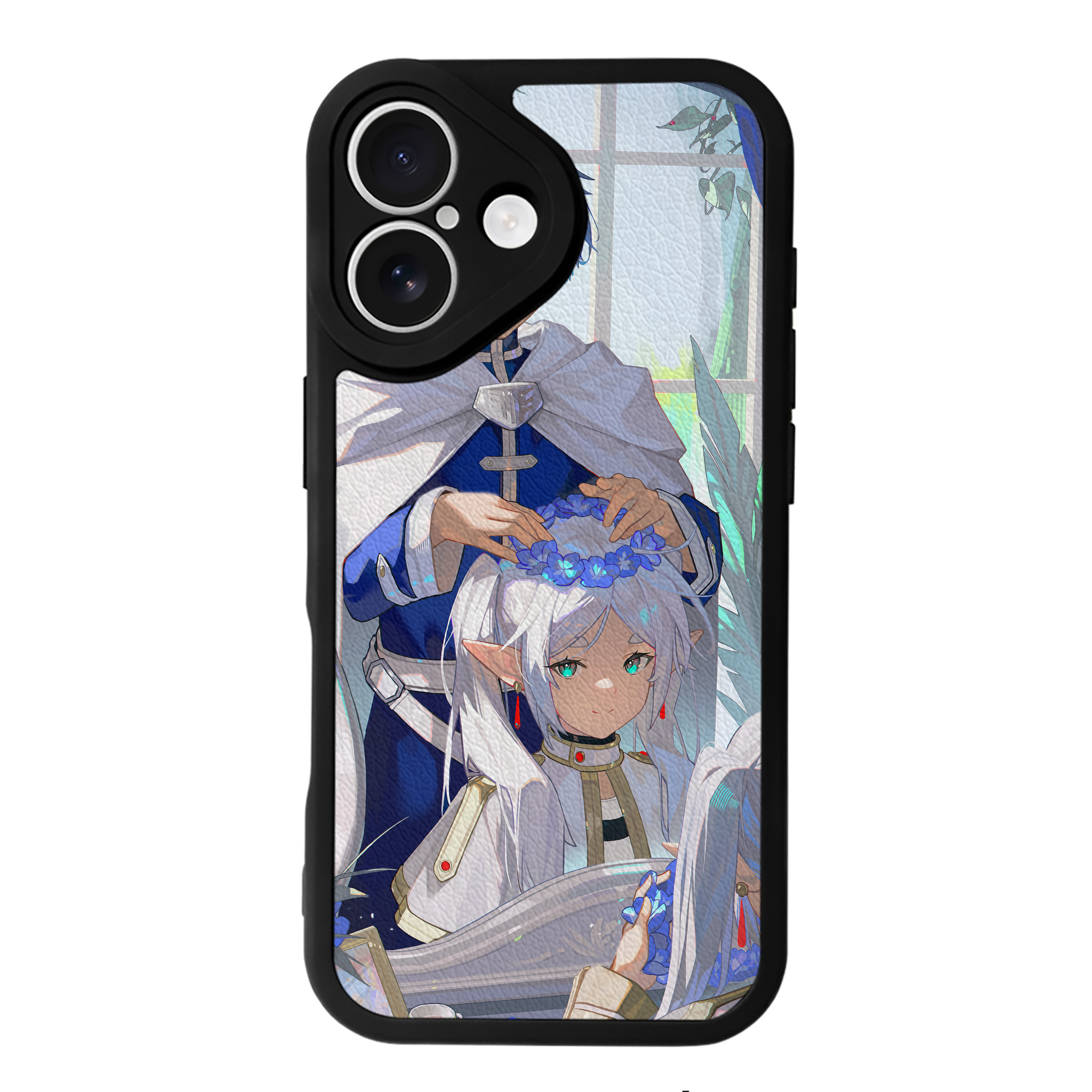 （画像用） 葬送のフリーレン Frieren 【iPhone 16シリーズ対応】シリコンスマホケース（レザー調） 材質：シリコン